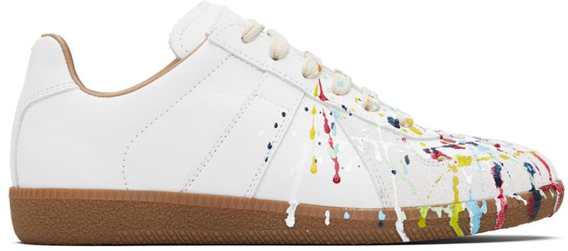 White Paint Replica Sneakers 261168F128010