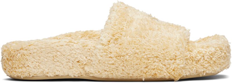 Beige Spugna Vichy Sandals 261188F124003
