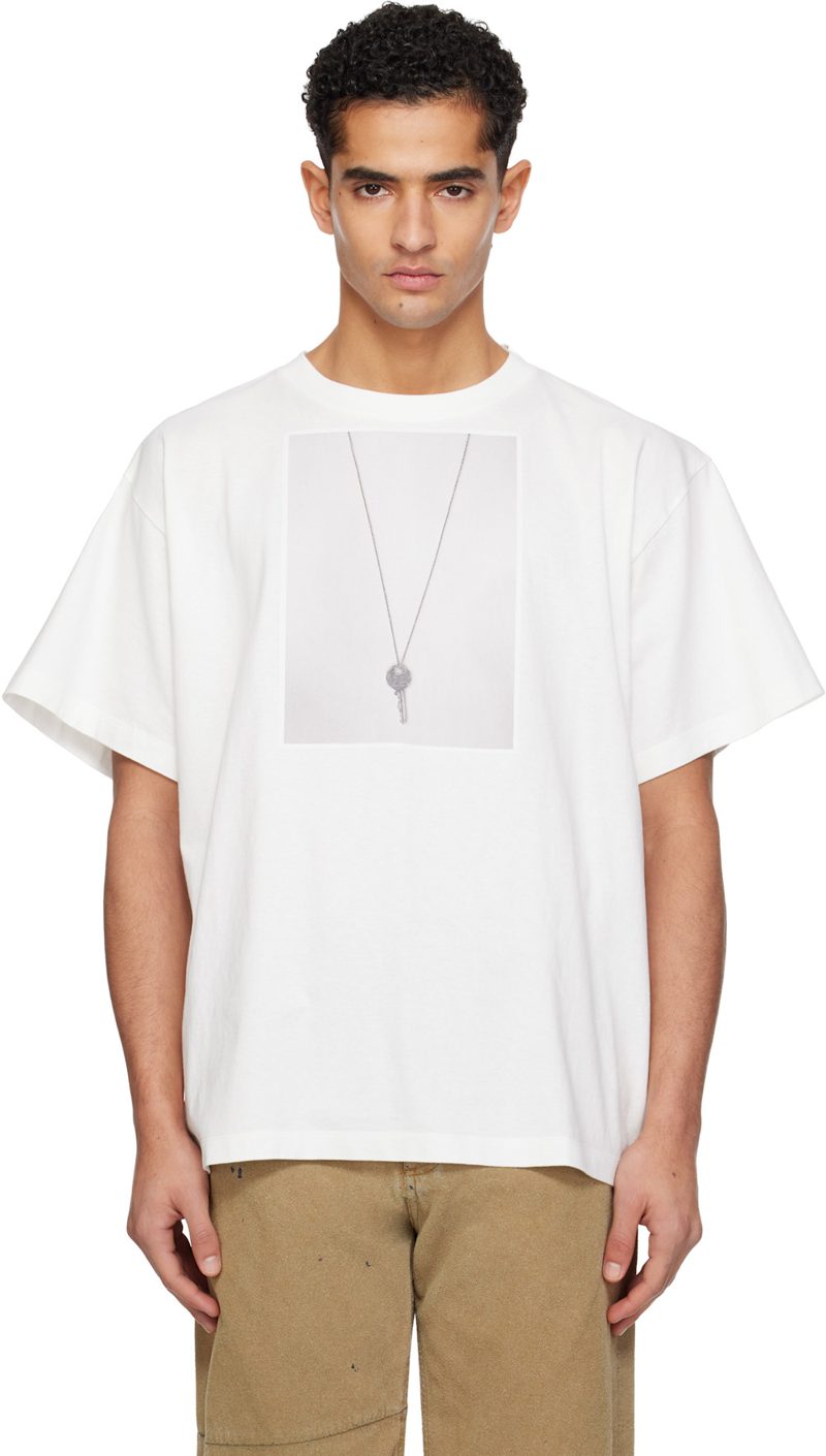 ์คํํ์ดํธ MM6 Key T-shirt 261188M213019