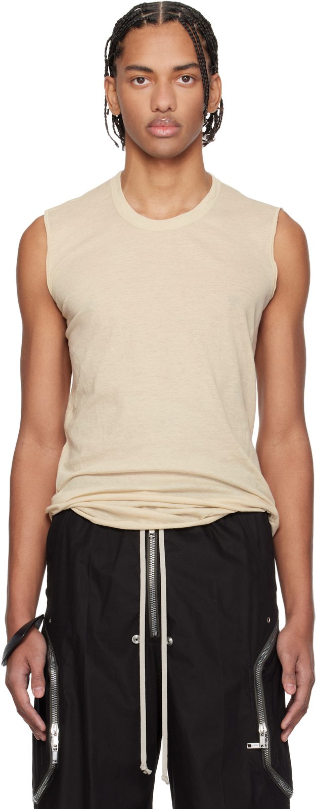 오프화이트 Temple Basic SL Tank Top 261232M214019