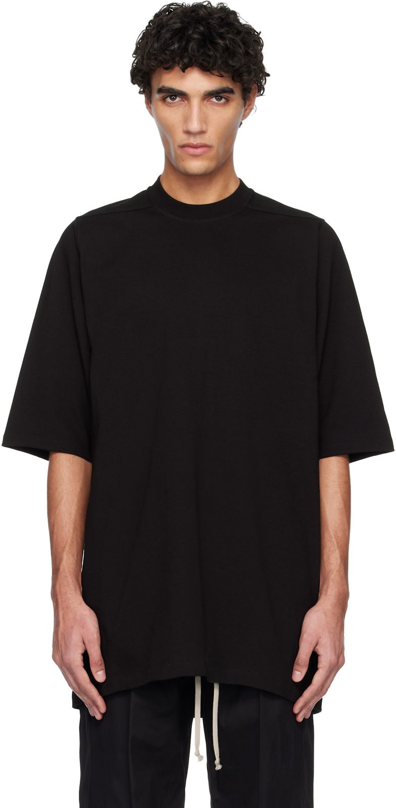 Black Temple Tommy T-shirt 261232M204003