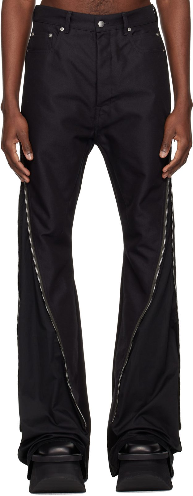 Black Temple Bolan Banana Jeans 261232M186003