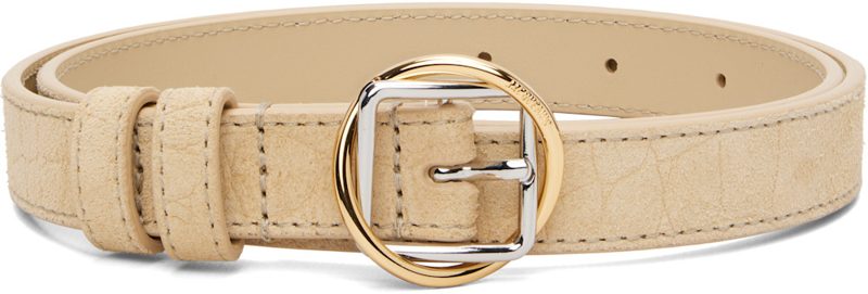 Beige The thin Salon Belt 261553F001001