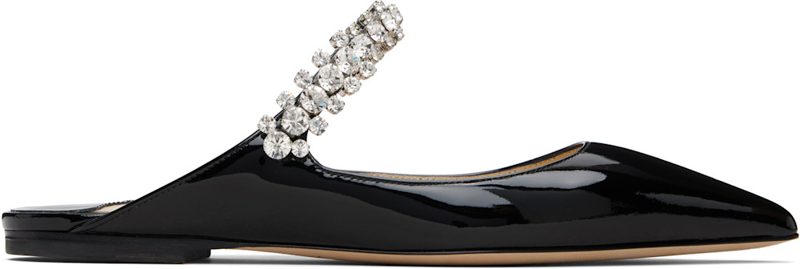 SSENSE Exclusive Black Bing Slip-on Flats 261528F121008