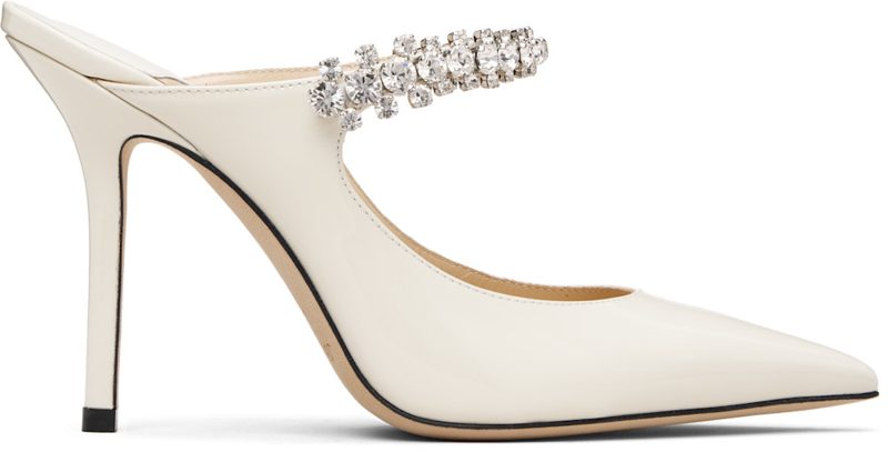 SSENSE Exclusive [오프화이트] Bing 100 Heels 261528F122078