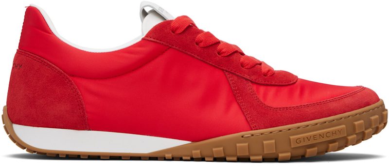 Red Glide Runner Sneakers 261278M237006