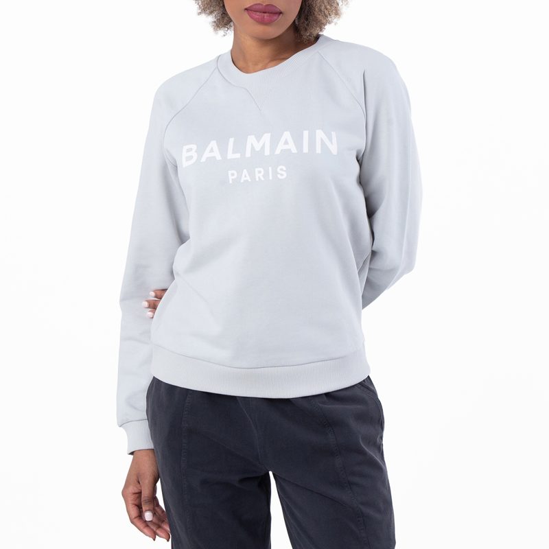 Logo Print Eco-Designed Cotton Sweatshirt