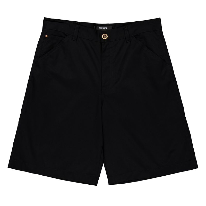 Medusa Hardware Gabardine Cargo Shorts