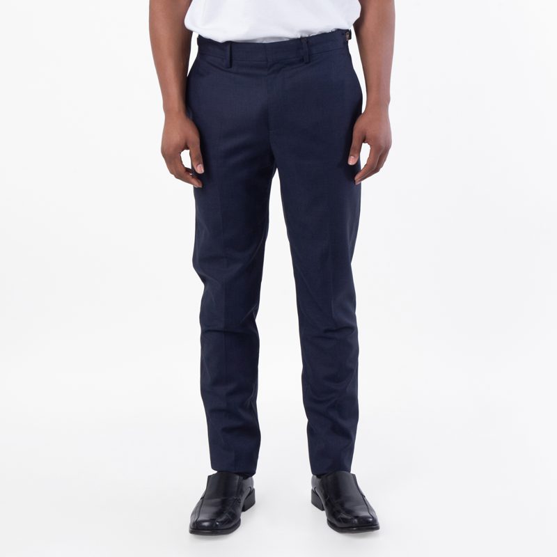 Pleated Wool Formal Trousers
