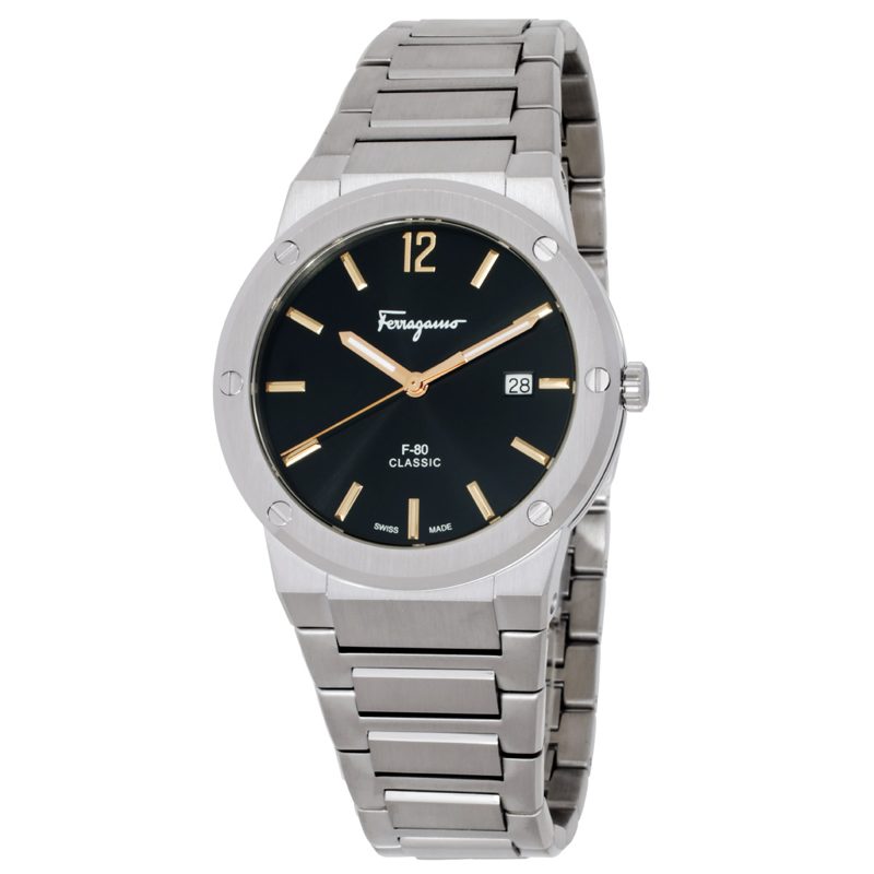 F-80 Classic Quartz Black Dial Mens Watch SFDT02423