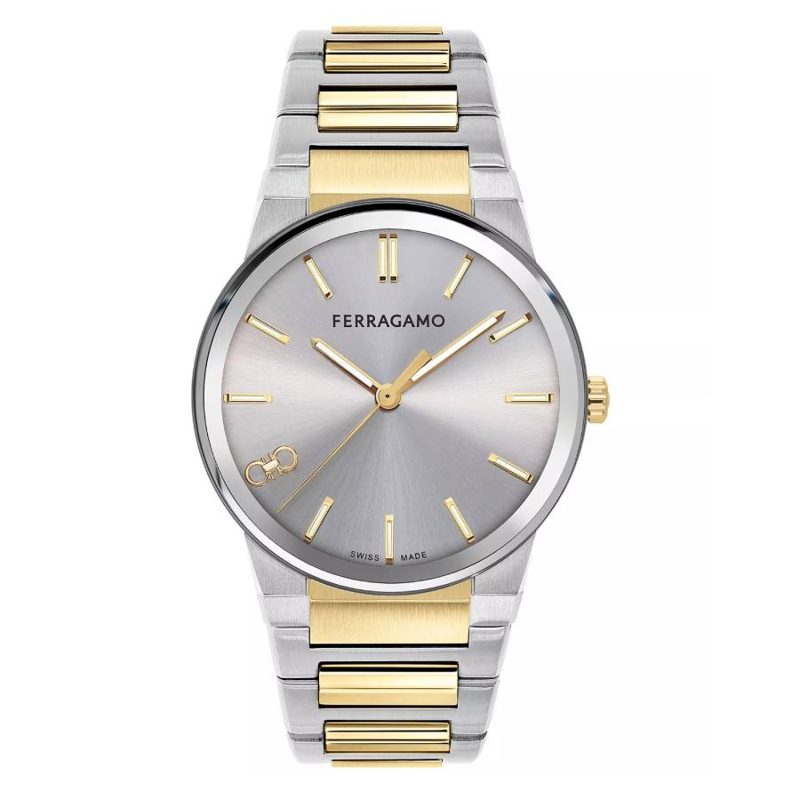 Infinity Sapphire Quartz Silver Dial Mens Watch SFST00424