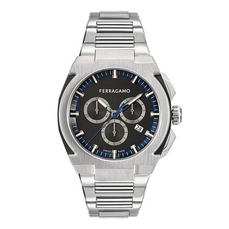 Edge Chronograph Quartz Black Dial Mens Watch
