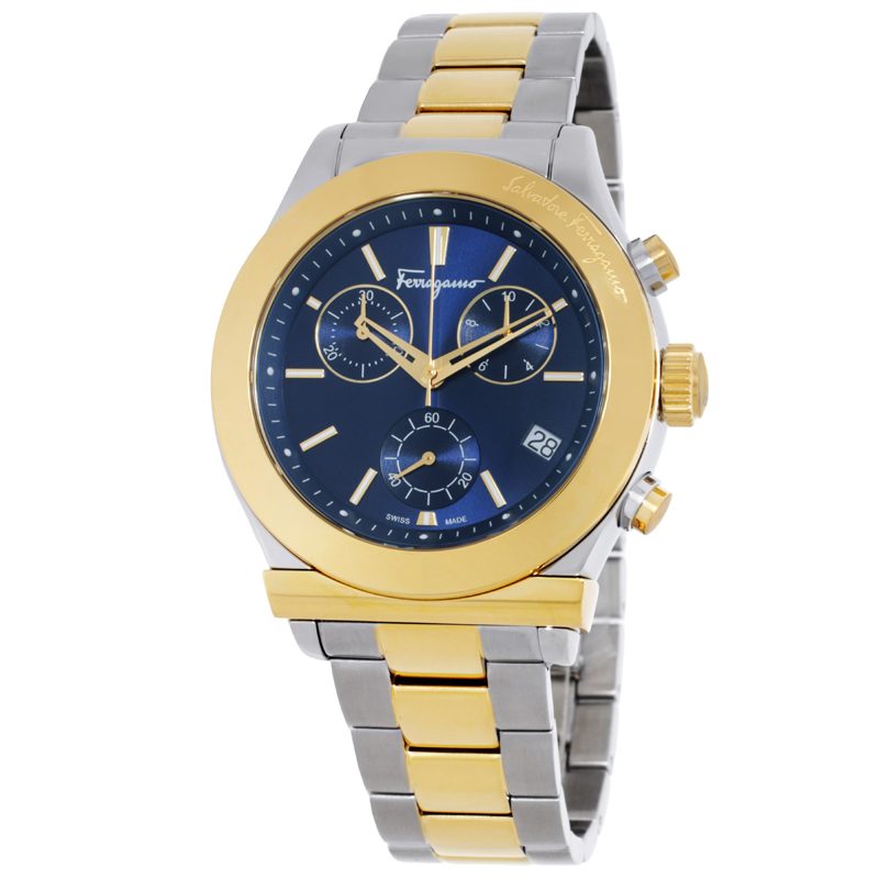 1898 Chronograph Quartz Blue Dial Mens Watch SFH600418