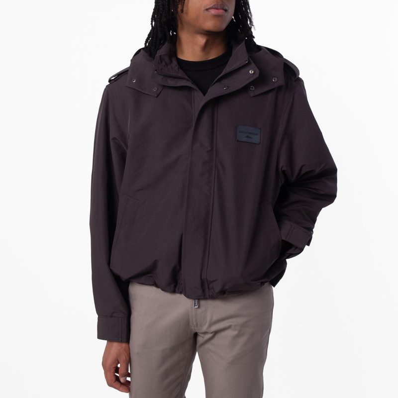 Emporio Armani Logo Applique Blouson Jacket