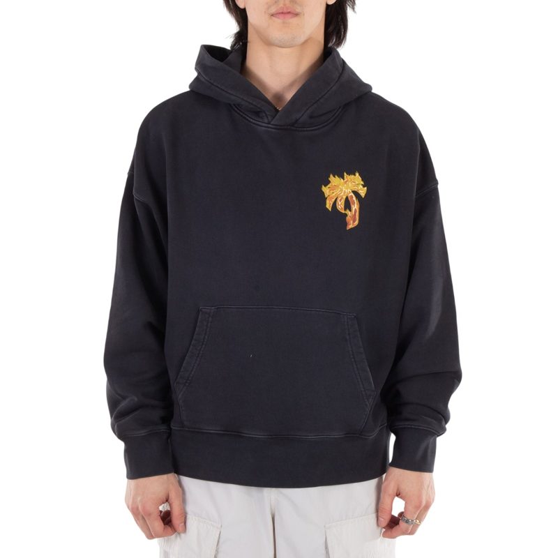 Burning Palm Cotton Hoodie