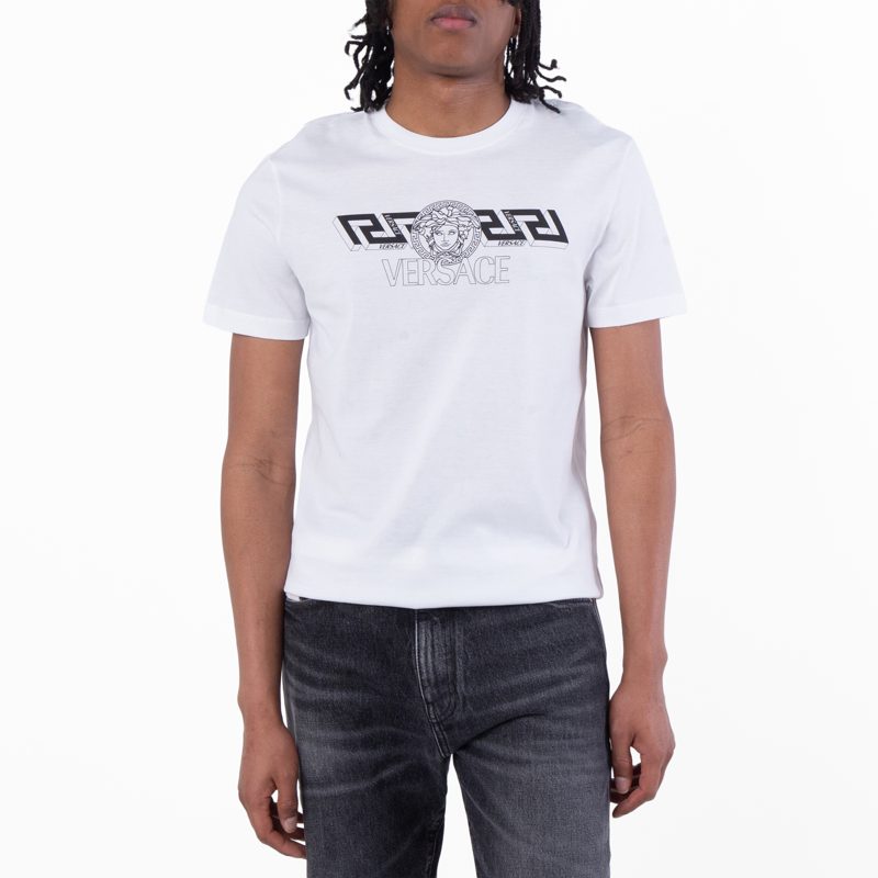 Greca Medusa Logo T-Shirt