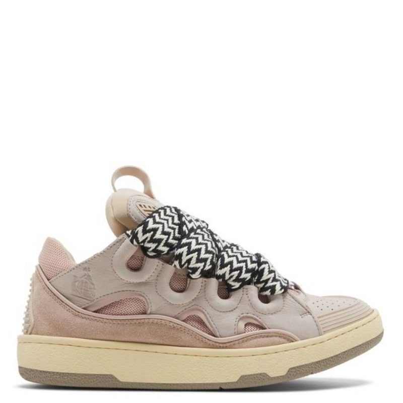 Pale Pink Curb Sneakers
