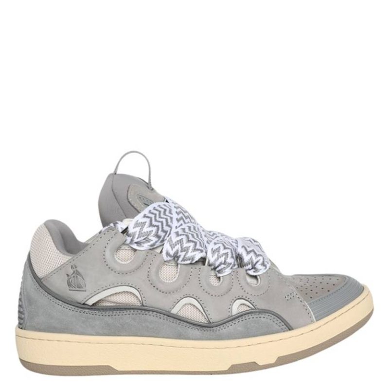 Leather Curb Sneakers