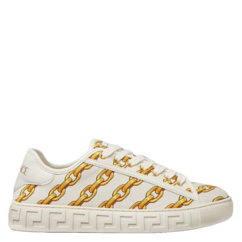 Chain Stripes Greca Sneakers
