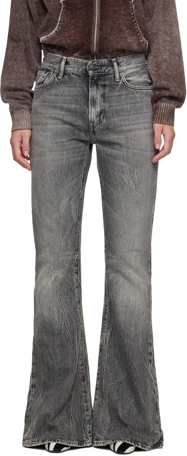 Gray 2025F Fitted Jeans 261129F069016