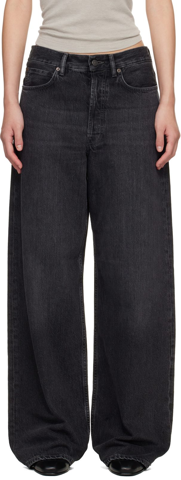 Black Loose Fit 1981 Jeans 261129F069039