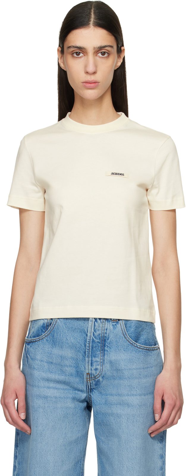 Beige The Gros Grain short-sleeve T-shirt 261553F110014
