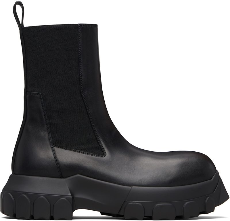 Black Temple Beatle Bozo Tractor Boots 261232M223018