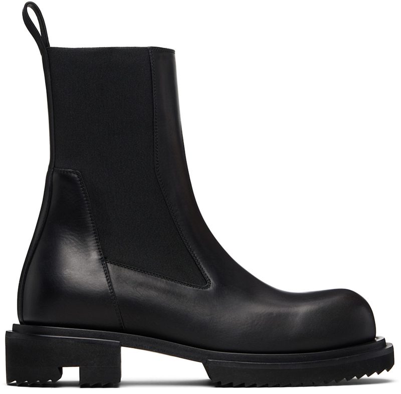 Black Temple Beatle Gabe Chelsea Boots 261232M223010