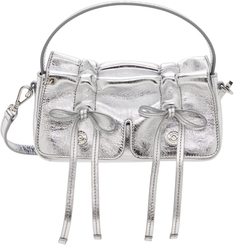 Silver Multipocket Micro Metallic Bag 261129F046009