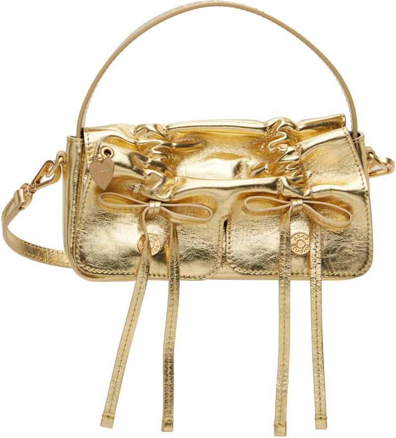 Gold Multipocket Micro Bag 261129F046003