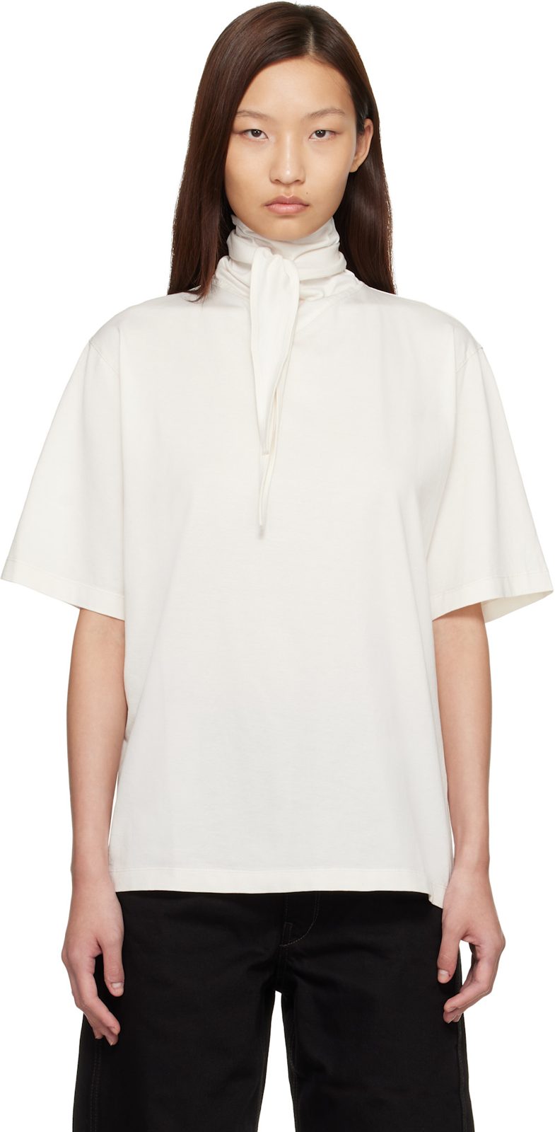 오프화이트 Foulard T-shirt 261646F110002