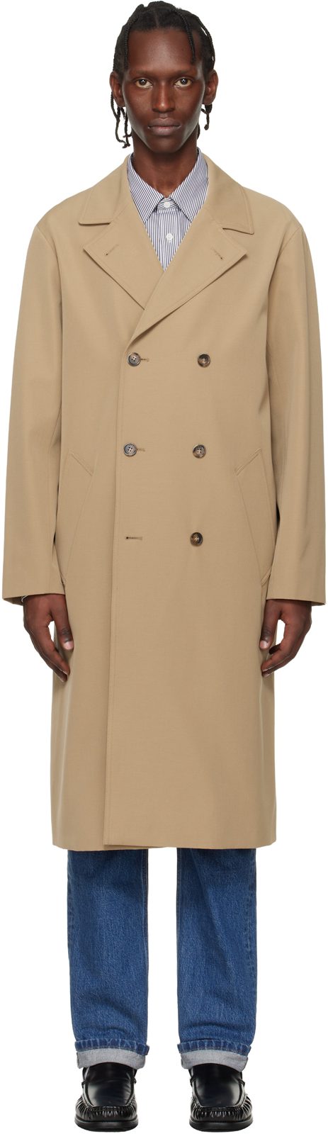 Beige Croise Coat 261252M176010