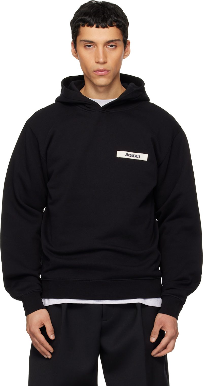 Black Les Classiques The Gros Grain Hoodie 261553M202006