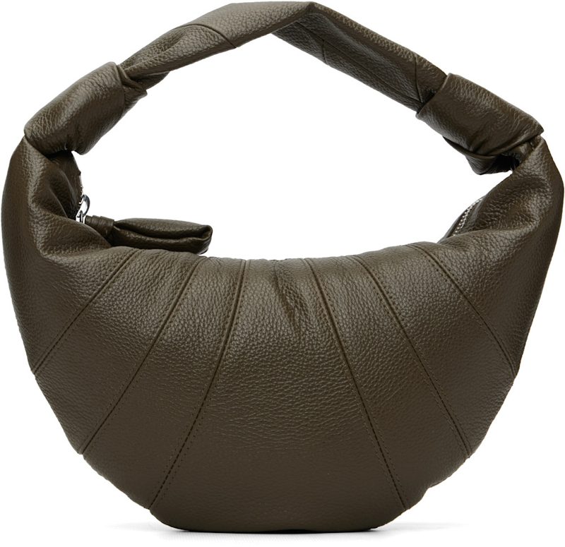 Khaki Mini Fortune Croissant Bag 261646F048087