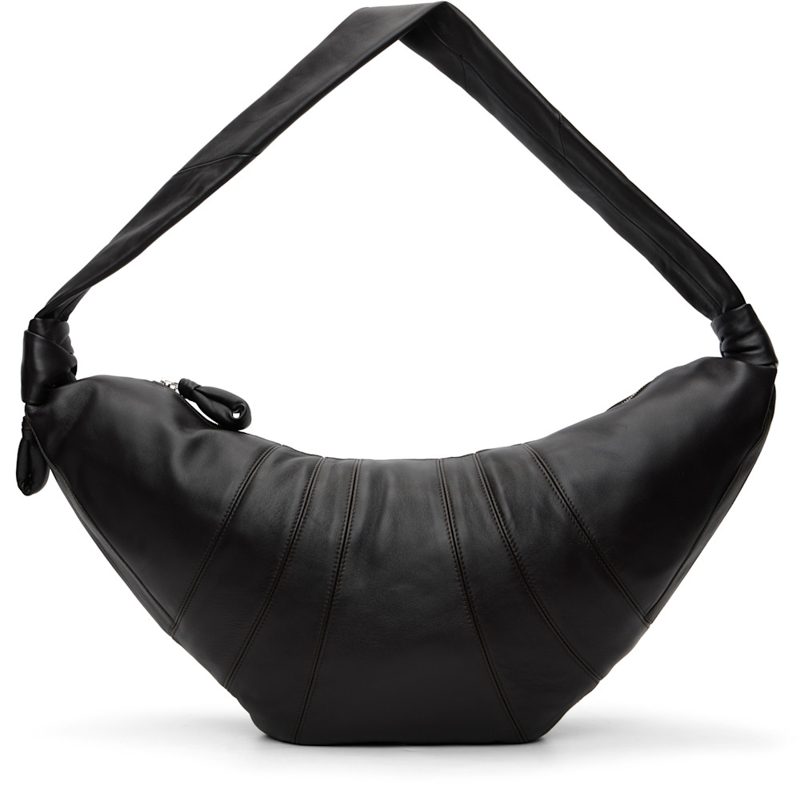 Brown Large Croissant Bag 261646M170020