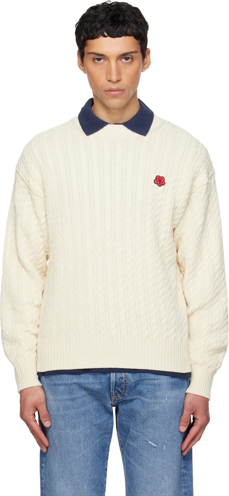 겐조 Paris Boke Flower Knit Sweater 261387M201004
