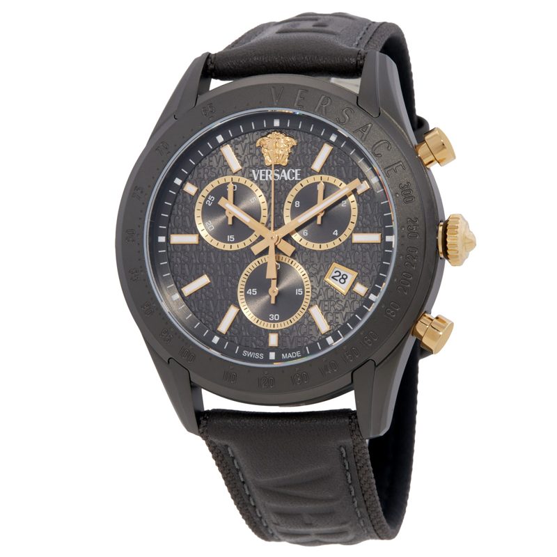 Chrono Master Quartz Grey Dial Mens Watch VE8R00124