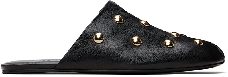 Chloe Black Rita Mule Loafers 261338F121003