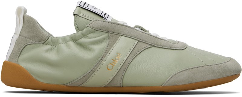 Green Chloe Kick Sneakers 261338F128002
