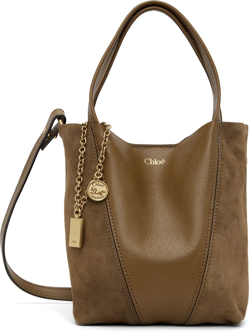Brown Small Chloe Spin Tote 261338F049003