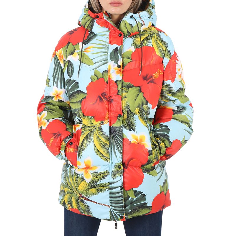 Ladies Richard Quinn Mary Floral Quilted Down Jacket