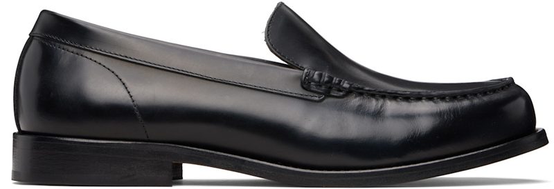 Black Moc Loafers 261252M231000