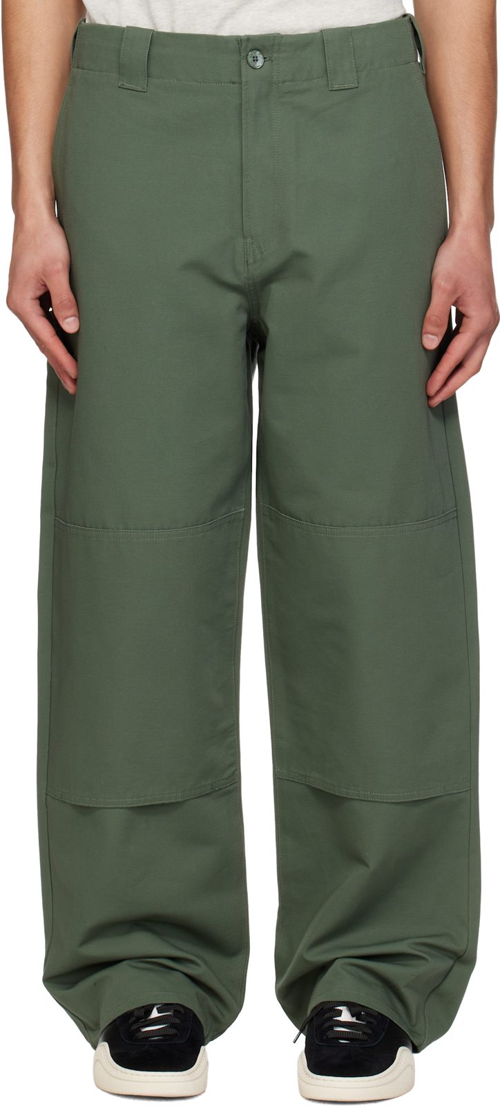 Khaki [겐조] Paris Double Knee Chino Trousers 261387M191006