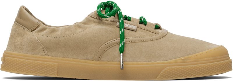 Beige Vera Leisure Suede Sneakers 261111M237001