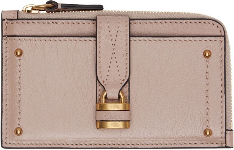 Chloe Pink Small Paddington Card Holder 261338F037005