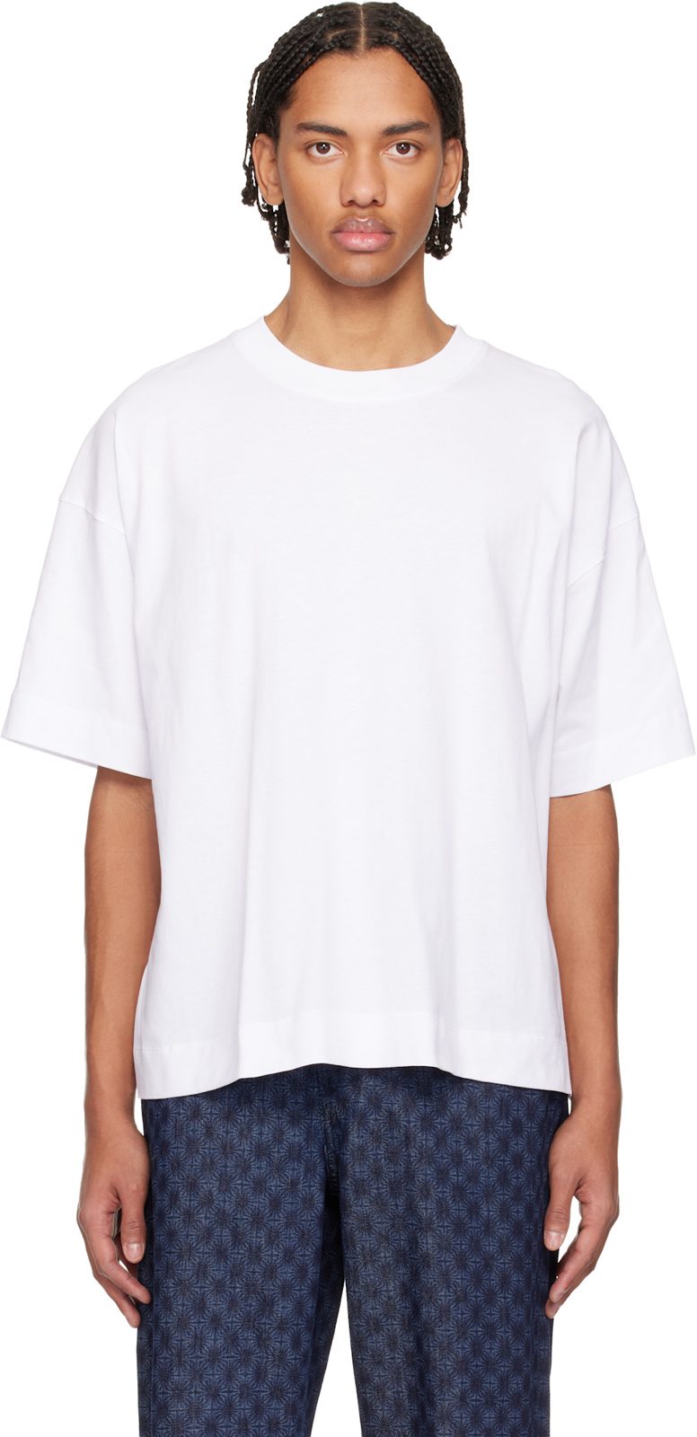 White Oversized T-shirt 261358M213025