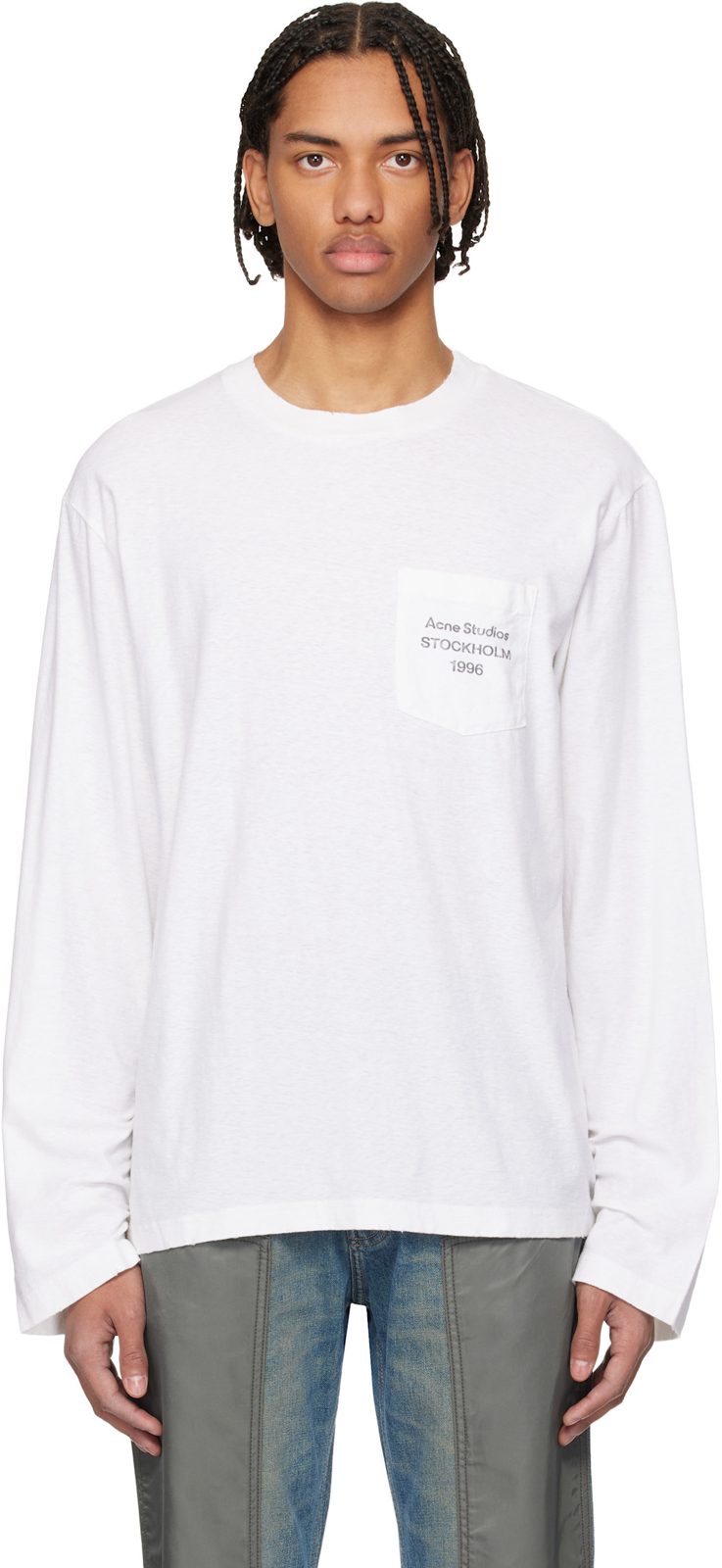 White Logo T-shirt 261129M213003