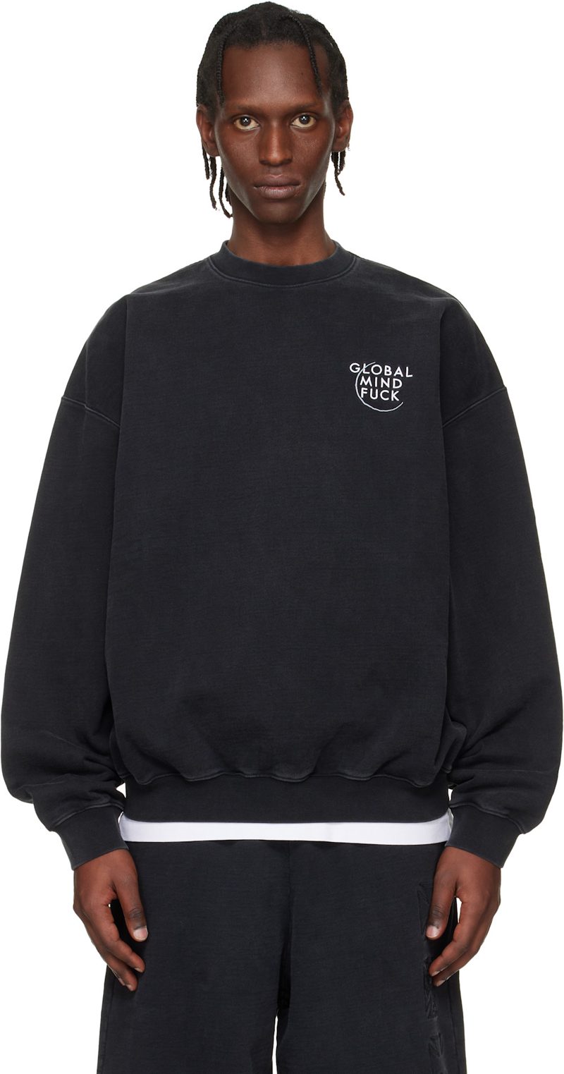 Black Global MF Sweatshirt 261669M204003
