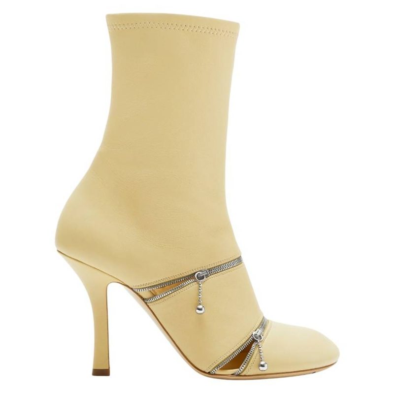 Open Box - Peep 100 Leather Ankle Boots