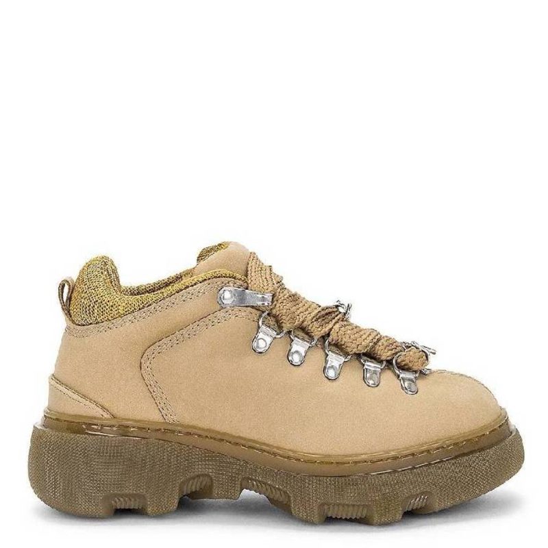 Leather Trek Lace-Up Boots
